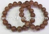 CGB4610 12mm - 13mm round golden rutilated quartz beaded bracelets