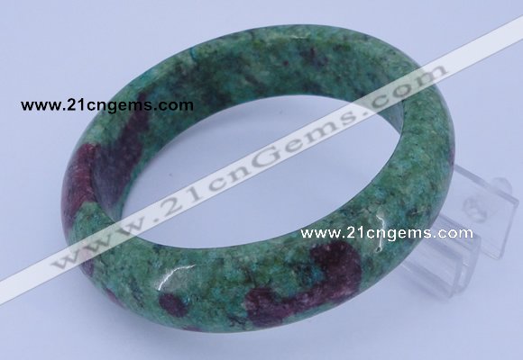 CGB470 Inner diameter 60mm fashion dyed ruby zoisite gemstone bangle