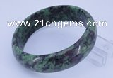 CGB481 Inner diameter 62mm fashion natural ruby zoisite gemstone bangle