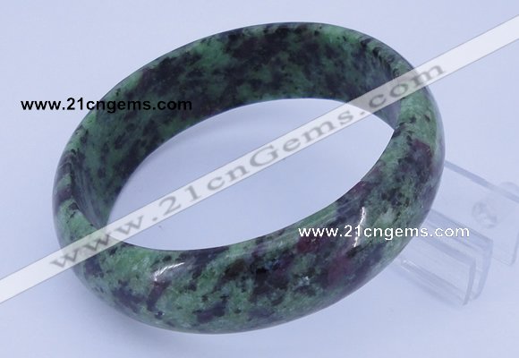 CGB481 Inner diameter 62mm fashion natural ruby zoisite gemstone bangle