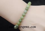 CGB5008 6mm, 8mm round China jade beads stretchy bracelets