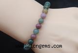 CGB5019 6mm, 8mm round Indian agate beads stretchy bracelets
