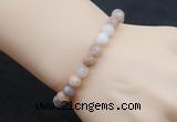 CGB5052 6mm, 8mm round sunstone beads stretchy bracelets