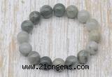 CGB5305 10mm, 12mm round seaweed quartz beads stretchy bracelets