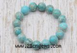 CGB5368 10mm, 12mm round sea sediment jasper beads stretchy bracelets