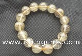 CGB655 7.5 inches 12mm round AA golden rutilated quartz bracelets