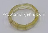 CGB670 7.5 inches 15*18mm lemon quartz bracelet wholesale