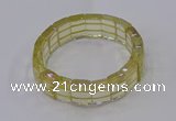 CGB671 7.5 inches 11*16mm lemon quartz bracelet wholesale