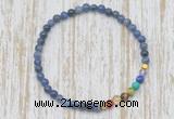 CGB7012 7 chakra 4mm sodalite beaded meditation yoga bracelets