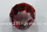 CGB708 8 inches 21*55mm agate gemstone bracelet wholesale