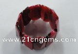 CGB708 8 inches 21*55mm agate gemstone bracelet wholesale