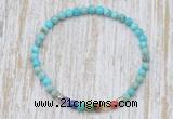 CGB7083 7 chakra 4mm sea sediment jasper beaded meditation yoga bracelets