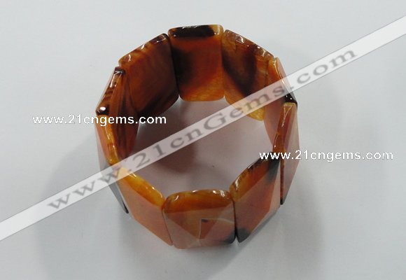 CGB709 8 inches 21*55mm agate gemstone bracelet wholesale