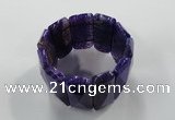 CGB710 8 inches 21*55mm agate gemstone bracelet wholesale