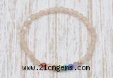 CGB7102 7 chakra 4mm moonstone beaded meditation yoga bracelets