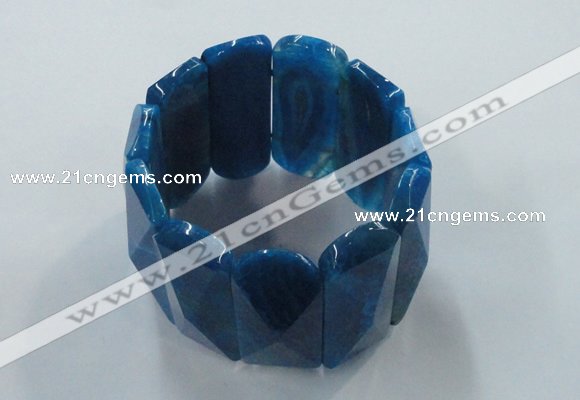 CGB711 8 inches 21*55mm agate gemstone bracelet wholesale