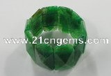 CGB712 8 inches 21*55mm agate gemstone bracelet wholesale