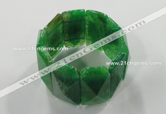 CGB712 8 inches 21*55mm agate gemstone bracelet wholesale