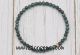 CGB7209 4mm tiny green tiger eye beaded meditation yoga bracelets