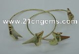 CGB765 20*22mm - 20*25mm shark teeth bangles wholesale