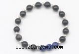 CGB8260 8mm golden obsidian & lapis lazuli beaded stretchy bracelets
