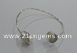 CGB888 12mm - 14*15mm freeform druzy agate gemstone bangles