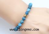 CGB9295 8mm, 10mm apatite & drum hematite power beads bracelets