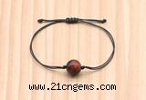 CGB9969 Fashion 12mm red tiger eye adjustable bracelet jewelry