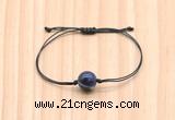 CGB9978 Fashion 12mm sodalite gemstone adjustable bracelet jewelry