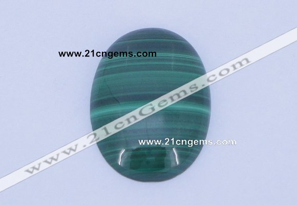 CGC07 5PCS 10*14mm oval natural malachite gemstone cabochons