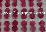 CGC107 12mm flat round druzy quartz cabochons wholesale