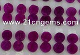 CGC112 14mm flat round druzy quartz cabochons wholesale