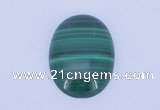 CGC14 30*40mm oval natural malachite gemstone cabochons wholesale