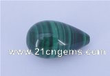 CGC45 13*22mm teardrop natural malachite gemstone cabochons