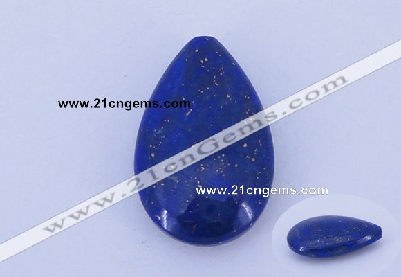 CGC46 14*22mm flat teardrop natural lapis lazuli gemstone cabochons