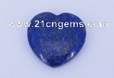 CGC49 25*25mm heart natural lapis lazuli gemstone cabochons