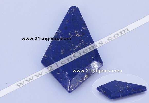CGC53 21*31mm rhombus natural lapis lazuli gemstone cabochons