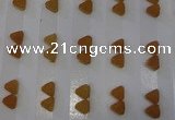 CGC61 8*8mm triangle druzy quartz cabochons wholesale