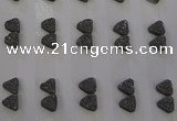 CGC64 8*8mm triangle druzy quartz cabochons wholesale