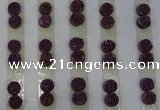 CGC87 8mm flat round druzy quartz cabochons wholesale