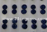 CGC91 10mm flat round druzy quartz cabochons wholesale