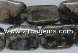 CGE03 15.5 inches 18*25mm rectangle glaucophane gemstone beads