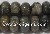 CGE110 15.5 inches 6*10mm rondelle glaucophane gemstone beads