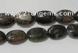 CGE131 15.5 inches 10*14mm oval glaucophane gemstone beads