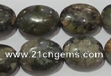 CGE134 15.5 inches 15*20mm oval glaucophane gemstone beads