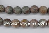 CGG12 15.5 inches 8mm faceted round ghost gemstone beads wholesale