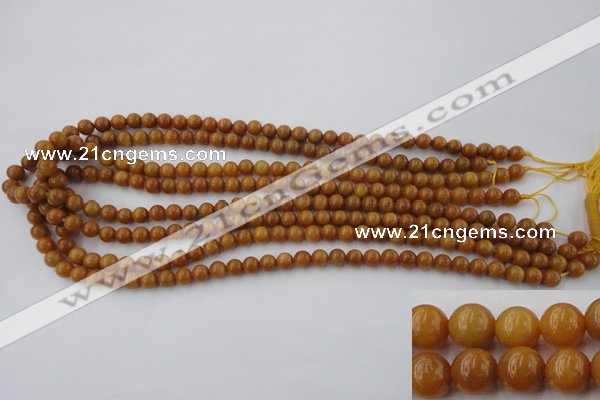 CGJ301 15.5 inches 6mm round goldstone jade beads wholesale