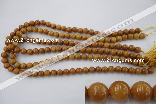 CGJ302 15.5 inches 8mm round goldstone jade beads wholesale