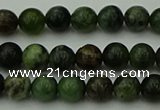 CGJ400 15.5 inches 4mm round green jade beads wholesale