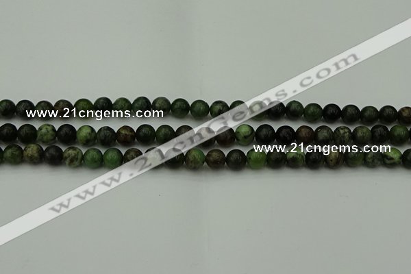 CGJ400 15.5 inches 4mm round green jade beads wholesale